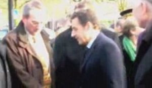 Visite à Valenciennes du président Nicolas Sarkozy