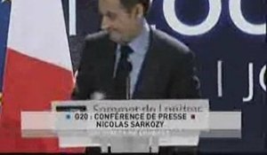 Evénements - Conférence de presse du G20/ Nicolas Sarkozy