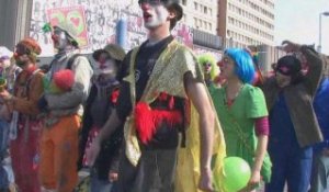 Des clowns déclarent une «pink zone»