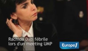 Européennes : Rachida Dati s’embourbe lors d’un meeting