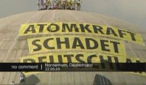 Manifestation Greenpeace anti-nucléaire