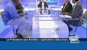 CVR  : Le Président aux Antilles : opération séduction...