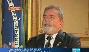Exclusif - Le président du Brésil Lula en entretien