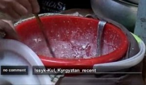 Production d'airag au Kirghizistan - no comment