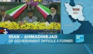 Iran: Ahmadinejad a prêté serment, des manifestants dispersé