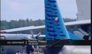Crash lors d'un meeting aérien en Pologne