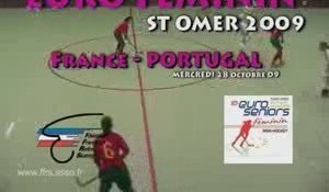 RINK HOCKEY - CHAMPIONNAT D'EUROPE FEMININ 2009 : FRANCE / PORTUGAL