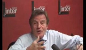 Bernard Kouchner s'emporte sur France Inter