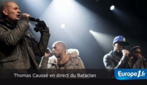 Thomas Caussé en direct du concert pour Haïti au Bataclan