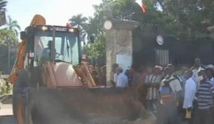 Haïti : opération de déblaiement