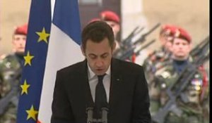 Hommage obsèques militaires de l'adjudant Gilles POLIN
