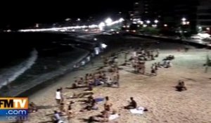 Des bains de minuit au Brésil