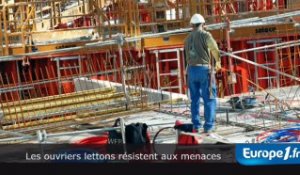 Les ouvriers lettons victimes de menaces