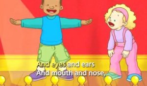 Kids Song :Head Shoulders Knees Toes (with lyrics)