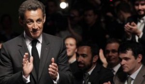 Sarkozy : "on est heureux, très honorés"