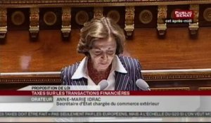 SEANCE,Séance - Proposition de loi sur les transactions financières