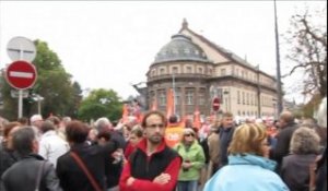 Retraites : manifestation à Strasbourg