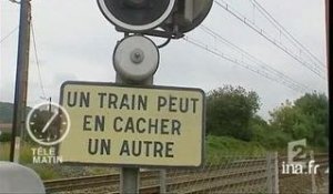 Un TGV manque de la percuter !