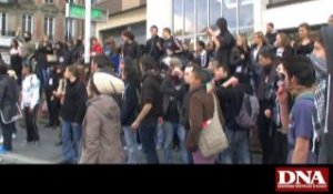 Manifestation des lycéens et des étudiants à Strasbourg