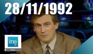 19/20 FR3 du 28 novembre 1992 - le procès Paul Touvier | Archive INA