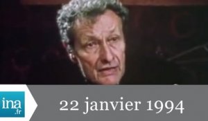 20h France 2 du 22 janvier 1994 - Mort de Jean-Louis Barrault - Archive INA