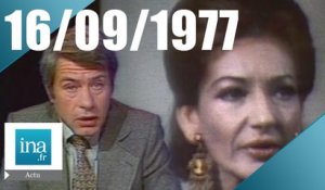20h TF1 du 16 septembre 1977 - Mort de Maria Callas | Archive INA
