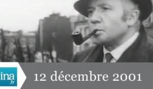 20h France 2 du 12 Décembre 2001 - Jean Richard est mort - Archive INA