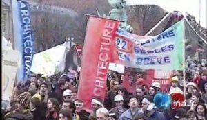 Manifestation etudiants/paris