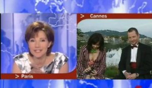 Pages Cannes : Duplex Pascale Deschamps, Lars Von Trier et Bjork