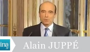Alain Juppé "le président veut rétablir la bonne santé du pays" - Archive INA