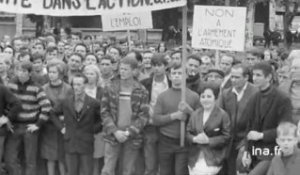 Manifestation à Vesoul des ouvriers et des agriculteurs de la FDSEA