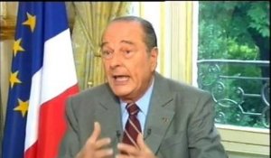 [Interview Jacques Chirac billets d'avion]