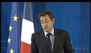 [Déclaration de Nicolas Sarkozy à propos de son divorce]