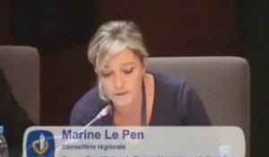 08-11-10- 5 -Marine Le Pen sur l'aide à une boucherie hallal