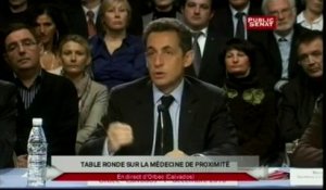 EVENEMENT,Table ronde sur la médecine de proximité avec le discours de Nicolas Sarkozy