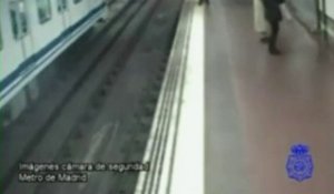 Sauvetage in extremis dans le métro de Madrid