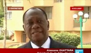 Interview exclusive d'Alassane Ouattara sur FRANCE 24