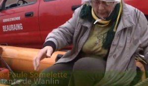 L'avenir - Inondations à Wanlin : une dame évacuée rentre ch