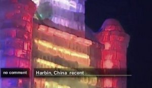Des sculptures de glaces géantes en Chine - no comment