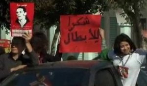 Vers la dissolution du RCD, manifestation à Sidi Bouzid