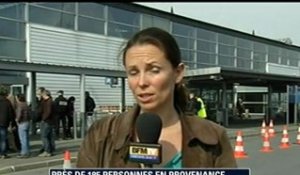 Arrivés à Roissy des Français évacués du Japon