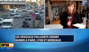 Des véhicules polluants interdits en ville