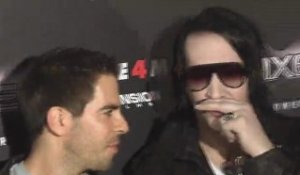 MARILYN MANSON at "SCREAM 4" Premiere and Shenae Grimes
