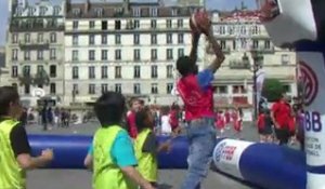 Les 10 jours du Basket à Paris sur le Parvis de l'Hôtel de Ville
