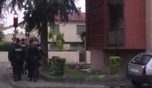 Opération de police dans le quartier du viguier