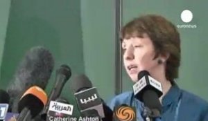 Catherine Ashton inaugure un bureau de l'UE à Benghazi