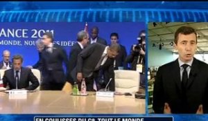 G8 : Sarkozy renouvelle son soutien à Lagarde