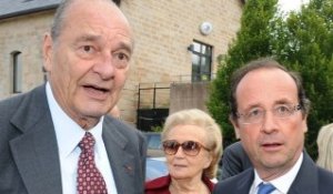 Hollande et les Chirac : "Un long chemin"