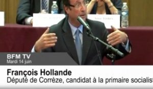 Wauquiez n'apprécie pas le "numéro de claquettes" de Hollande