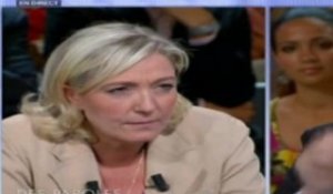 Marine Le Pen face à Laurent Joffrin et Caroline Fourest